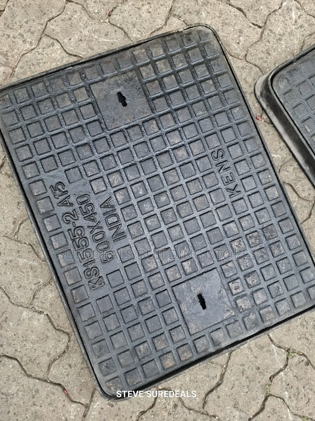 24 Inch by 18 Inch Cast Iron Manhole Cover.