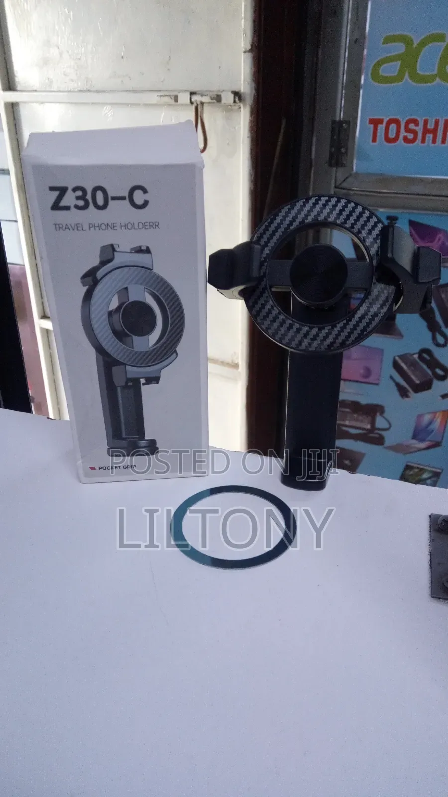 Travel Phone Holder for Desktop and Tripod