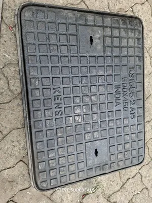 24 Inch by 18 Inches Cast Iron Manhole Cover (Heavy-Duty)