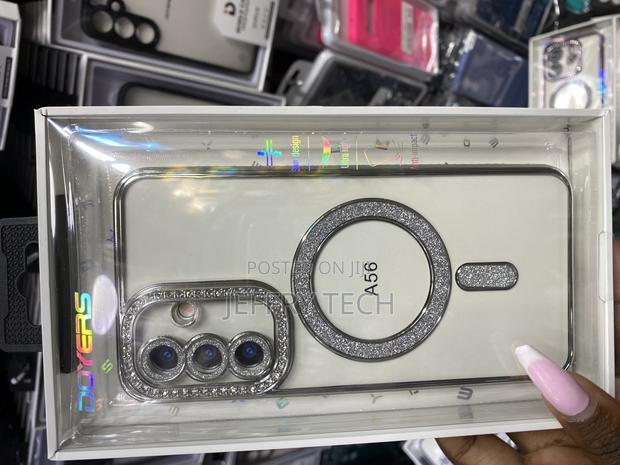 Mabear Samsung Galaxy A56 Case Magnetic Glitter Plated Case - main view