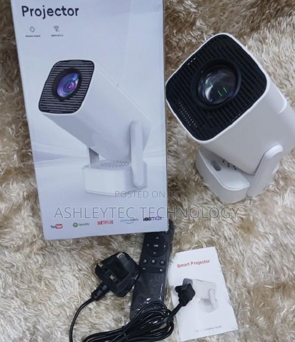 1080p Hd Android Mini Led Projector With Stand and Speaker - main view