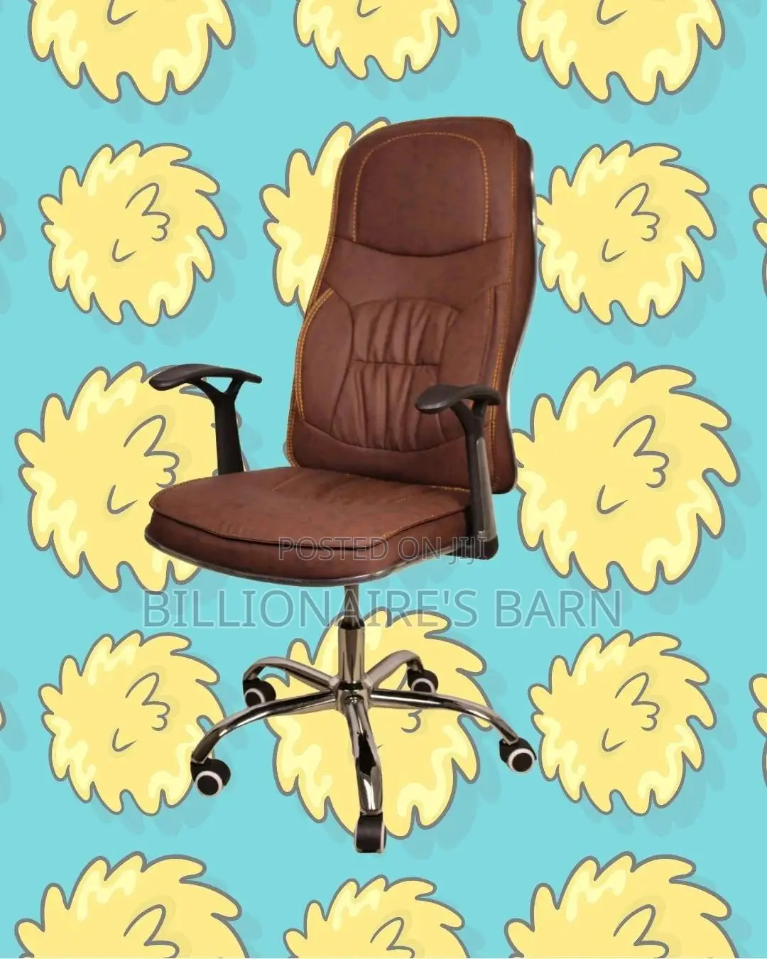 Ergonomic Executive Leather Chair (Breathable) — Moving Fast