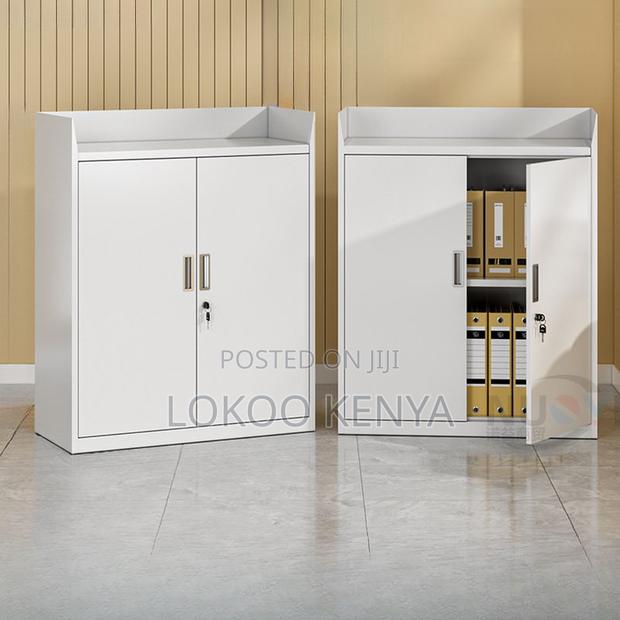 Office Cabinet:Secure White Office Locker – 2 Doors