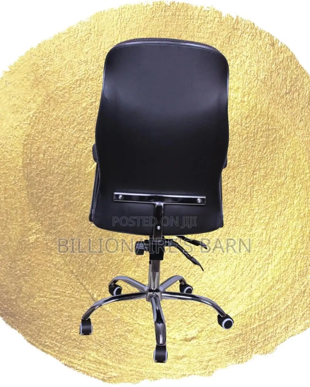 Executive Leather Office Chair | Heavy-duty Swivel Base