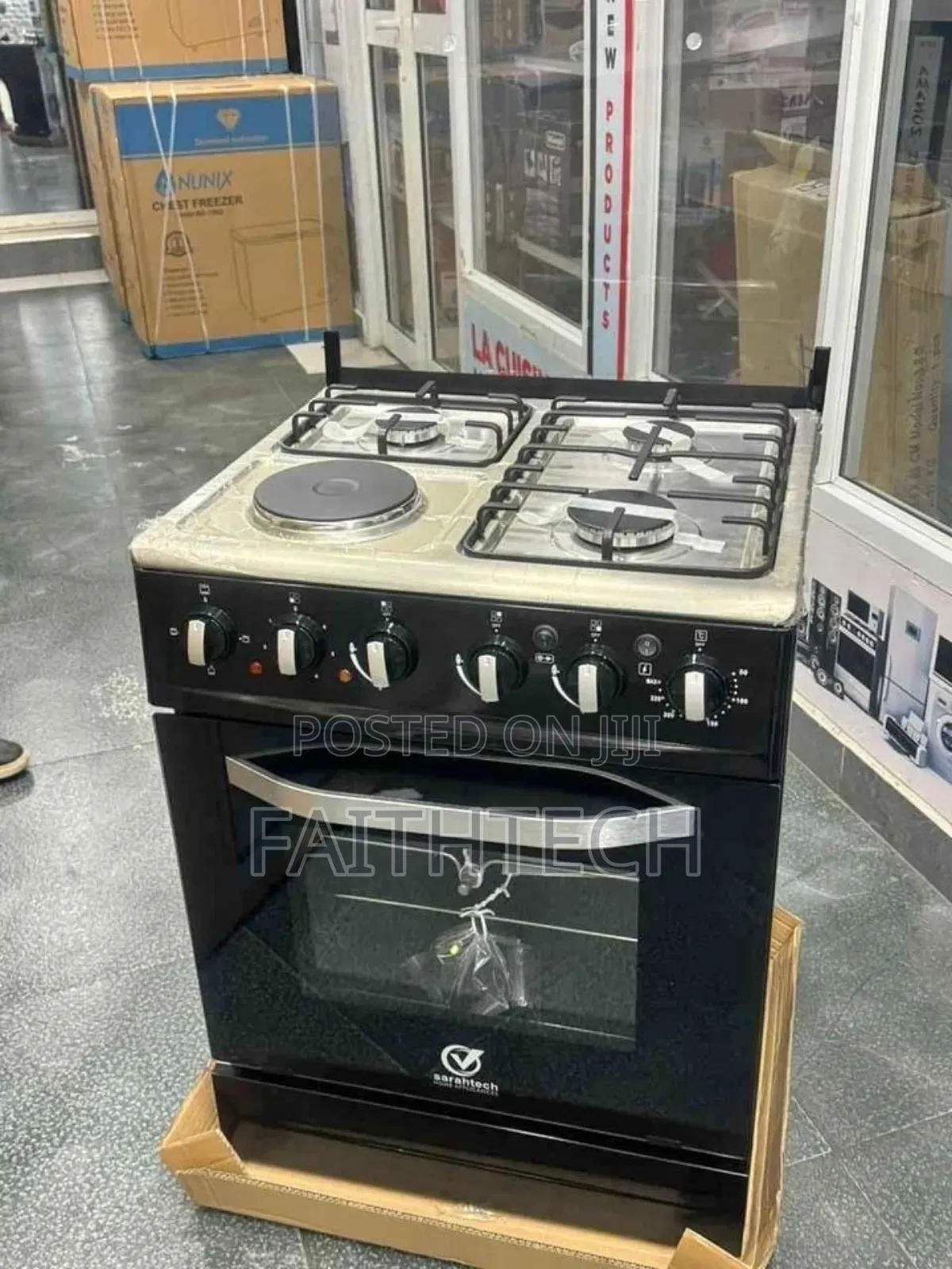 60*60 Unitech 3+1 Standing Cooker