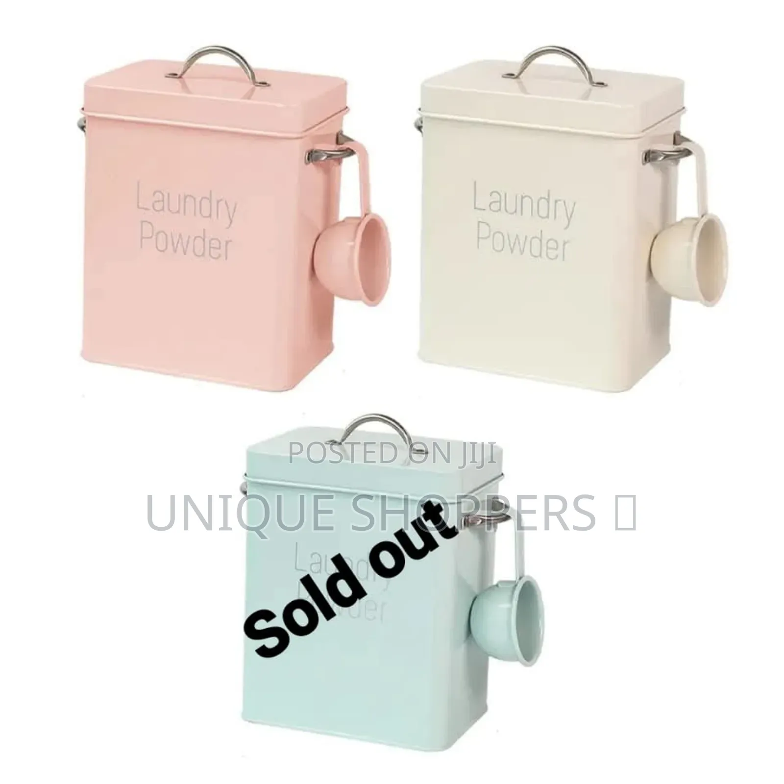 Laundry Powder Containers Available in All Colours.