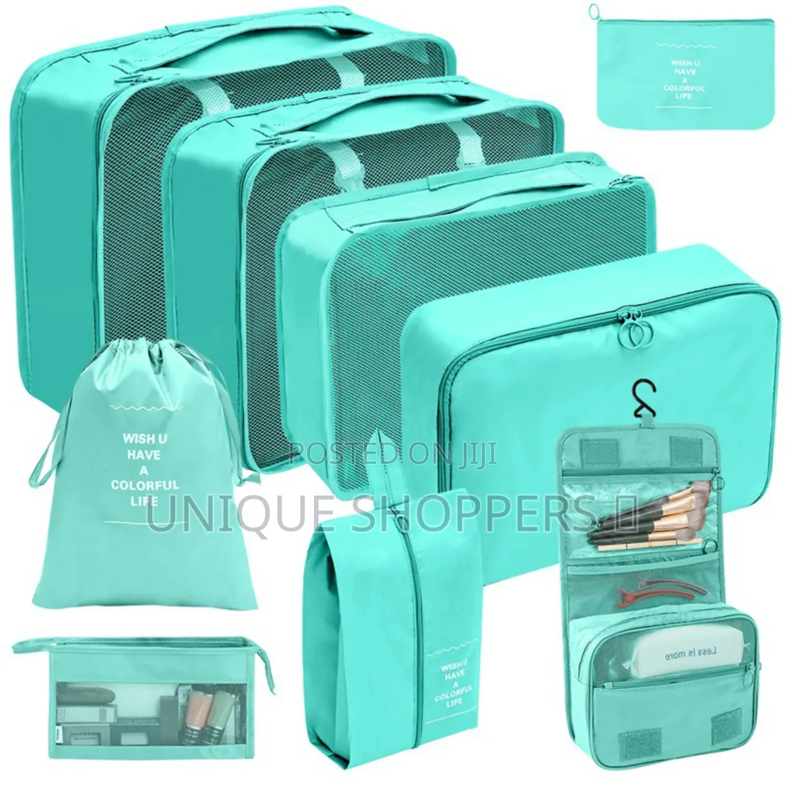 9pcs Luggage Travel Organizers for Suitcase.