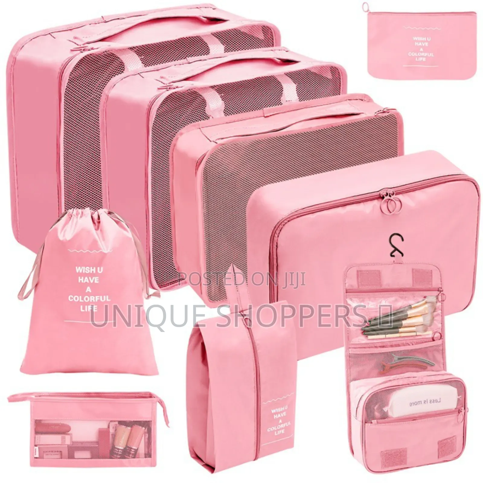 9pcs Luggage Travel Organizers for Suitcase.