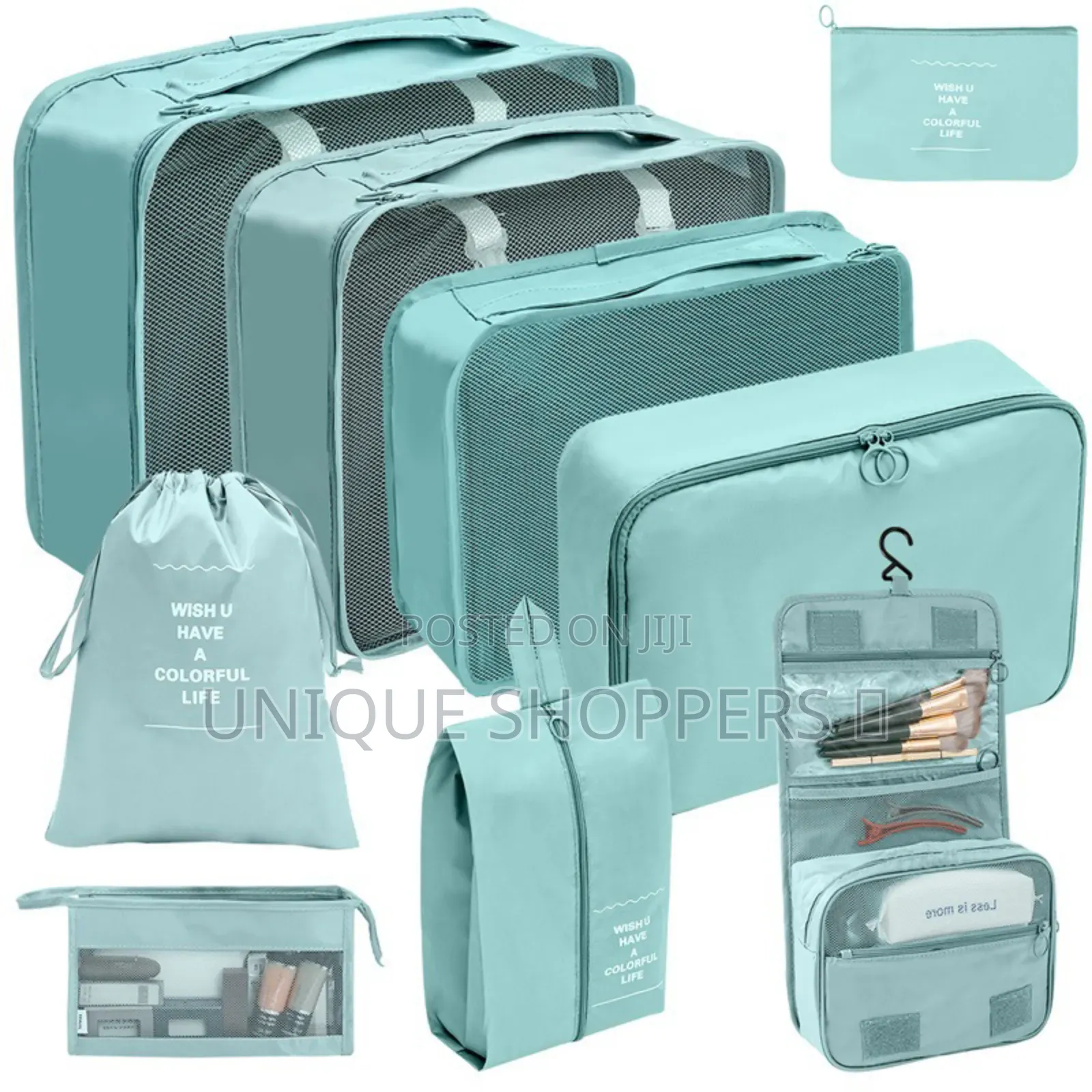 9pcs Luggage Travel Organizers for Suitcase.