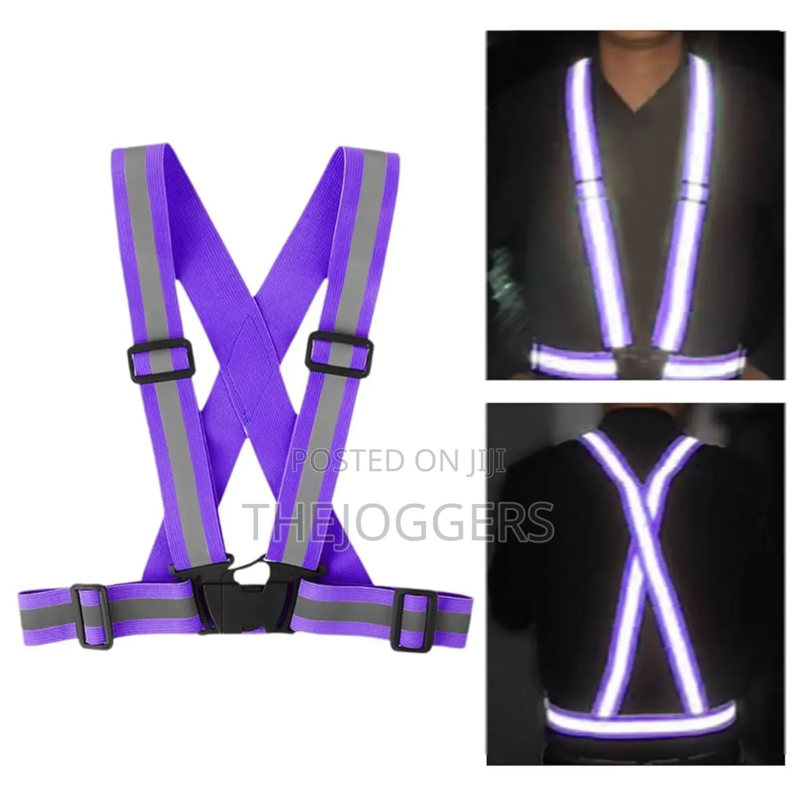 Reflective Running Vest Gear Elastic Safety Vest Strap