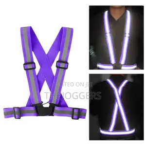 Reflective Running Vest Gear Elastic Safety Vest Strap