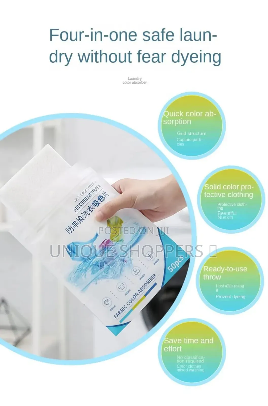 Laundry Colour Absorbers/Catcher - Dissolvant*