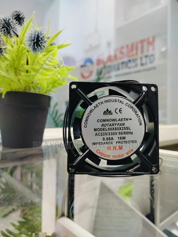 Rotary Fan Metallic 80x80x25sl 230v