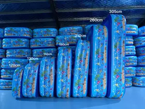 Large Inflatable PVC Pool for Kids Adults – Easy Setup Portable