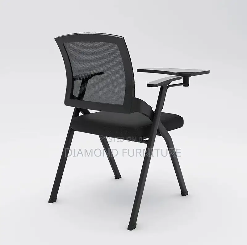 Foldable Training Study Office Seat With Arm Support