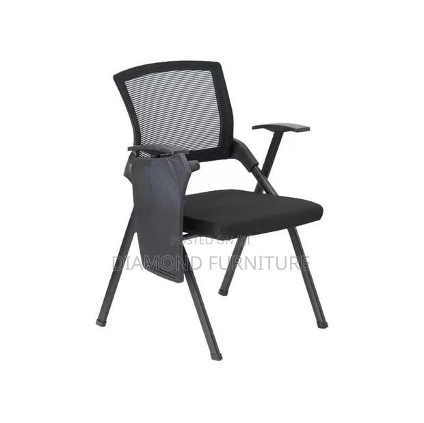 Foldable Training Study Office Seat With Arm Support - thumbnail 3