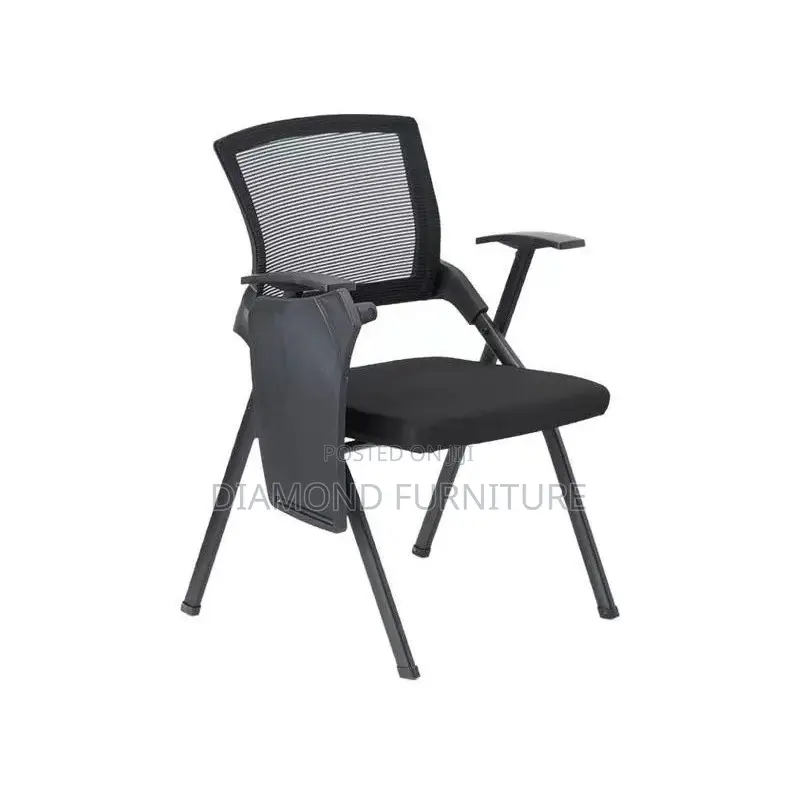 Foldable Training Study Office Seat With Arm Support