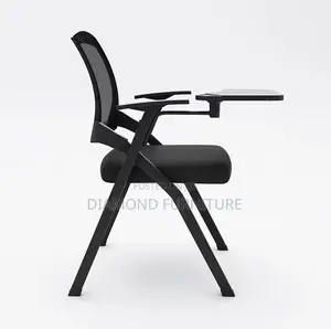 Foldable Training Study Office Seat With Arm Support