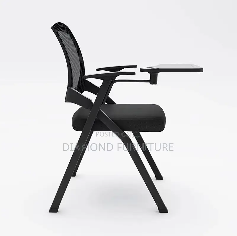 Foldable Training Study Office Seat With Arm Support