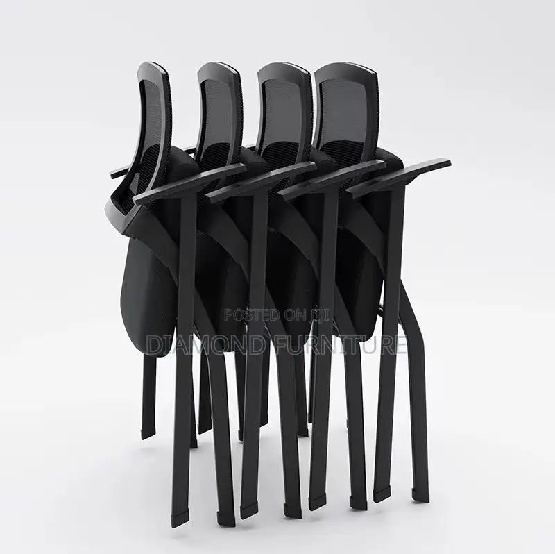 Foldable Training Study Office Seat With Arm Support