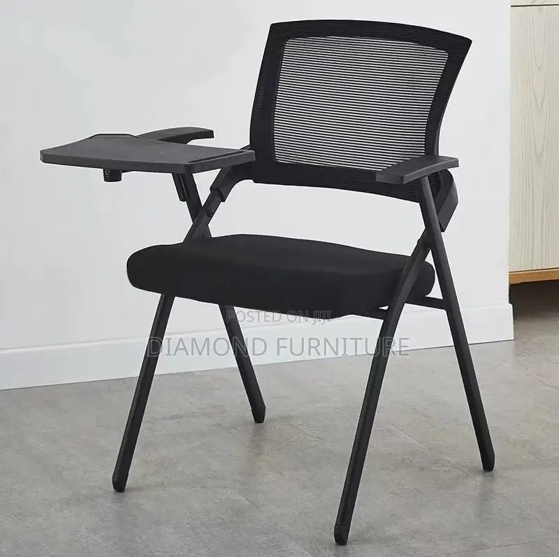Foldable Training Study Office Seat With Arm Support