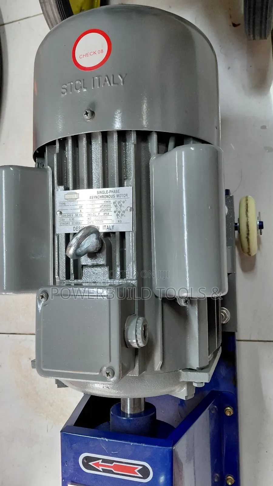 5hp Stcl Electric Motor Single Phase (1450rpm) Low Speed