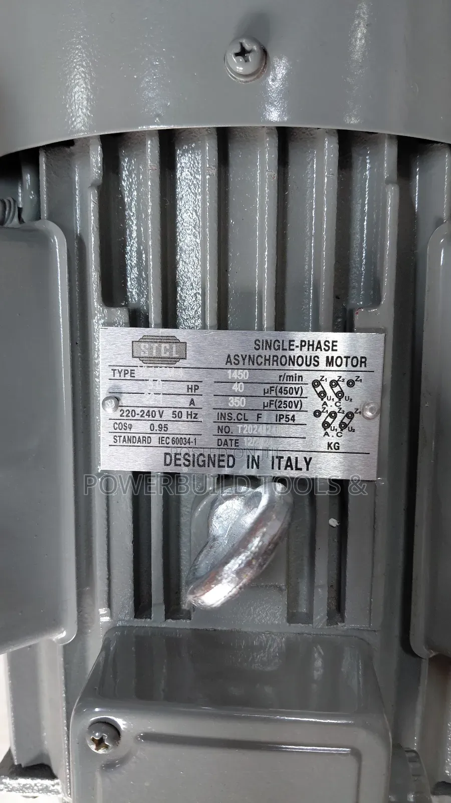 5hp Stcl Electric Motor Single Phase (1450rpm) Low Speed