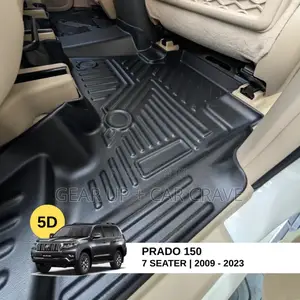 Toyota Prado J150 5d Floor Mats Without Boot Mat