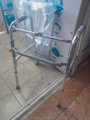 Walking Frame Without Wheels, Foldable And Adjustable Height - thumbnail 2