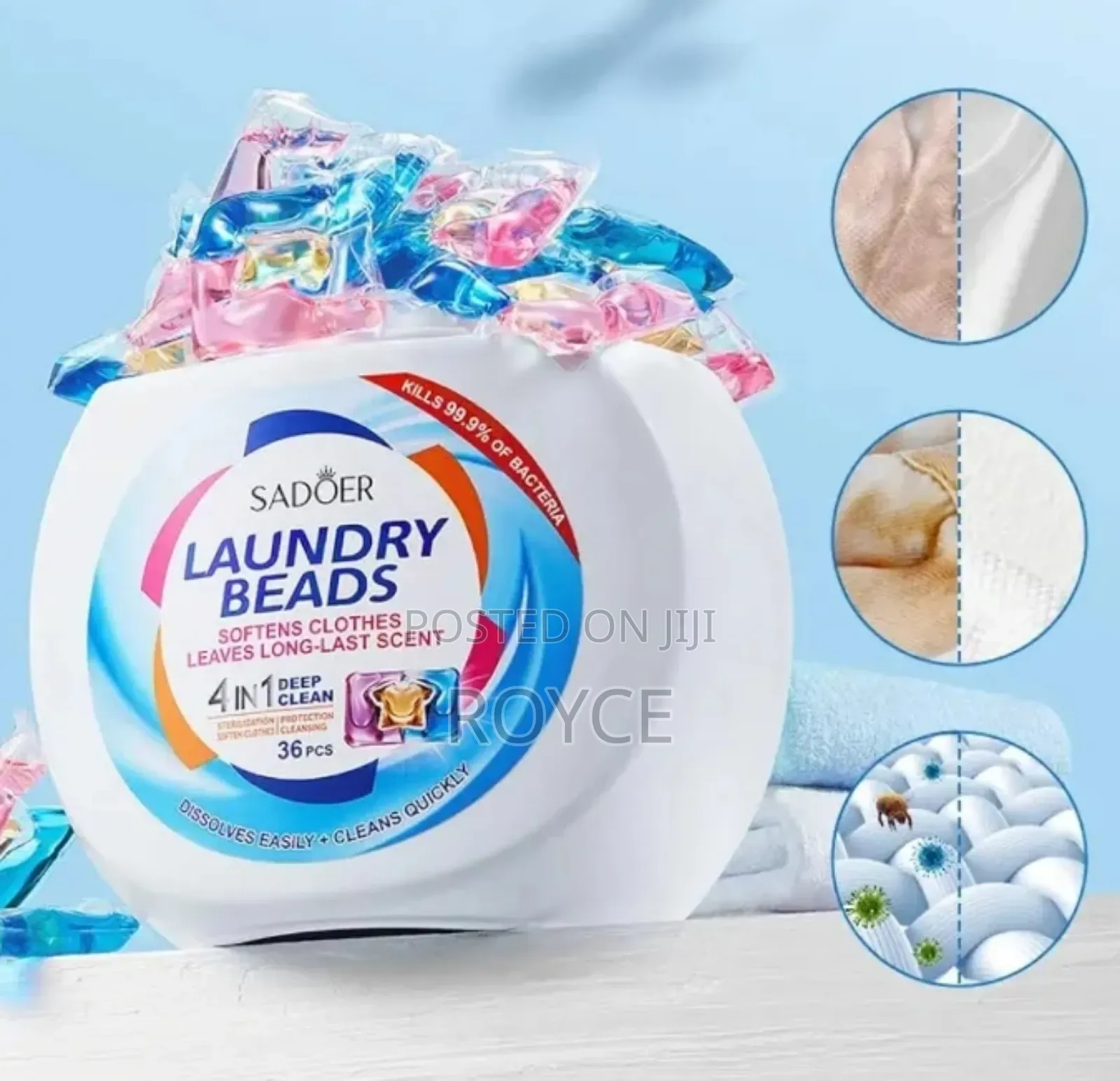 3 in 1 Laundry Beads -36pcs