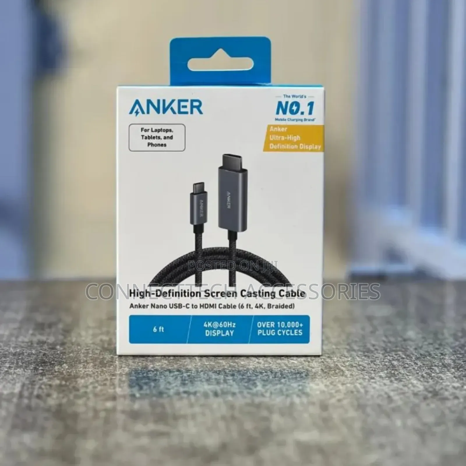 Anker Nano Usb-c To Hdmi High-definition Screen Casting Cable