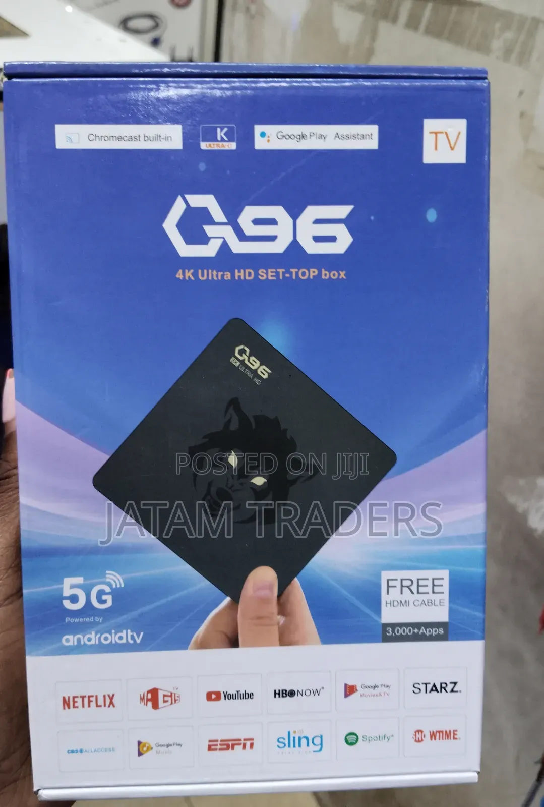Q96 Tv Box 8+128gbs