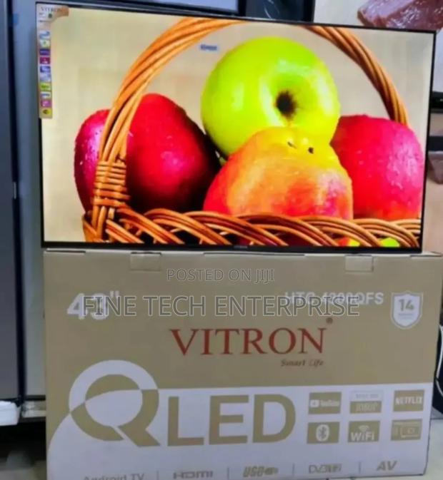 Vitron 43 Smart Android Tv Frameless Qled - thumbnail 2