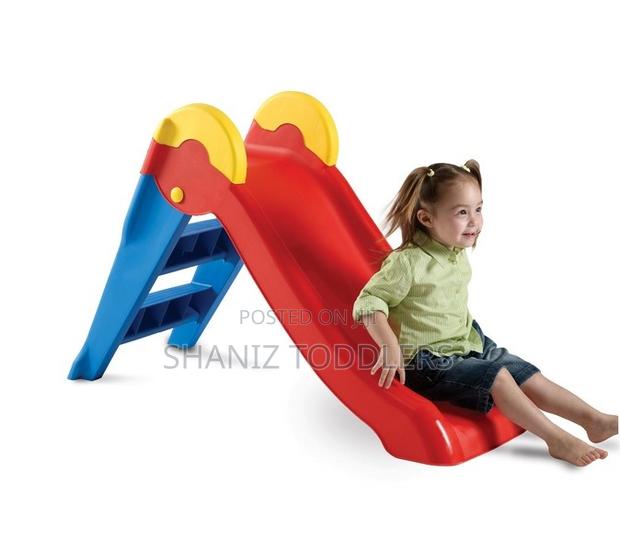 Kids Indoor Outdoor Foldable Slide – Easy Storage Safe Design - thumbnail 2