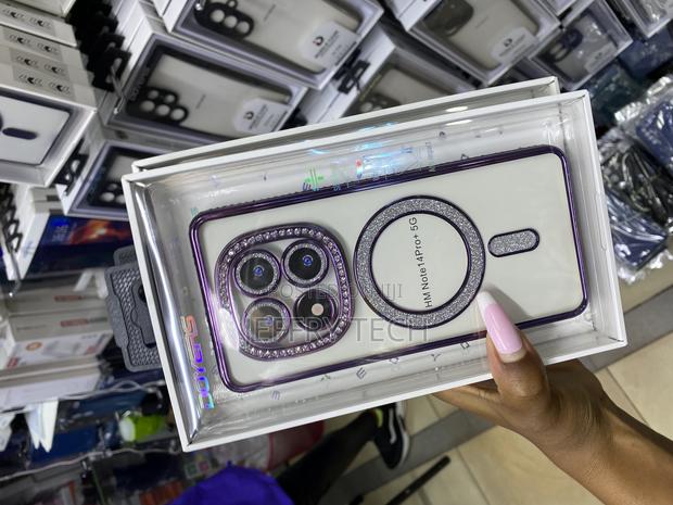 Camilo Xiaomi Redmi Note 14 Pro+ 5g Magsafe Plated Glitter Case - thumbnail 2