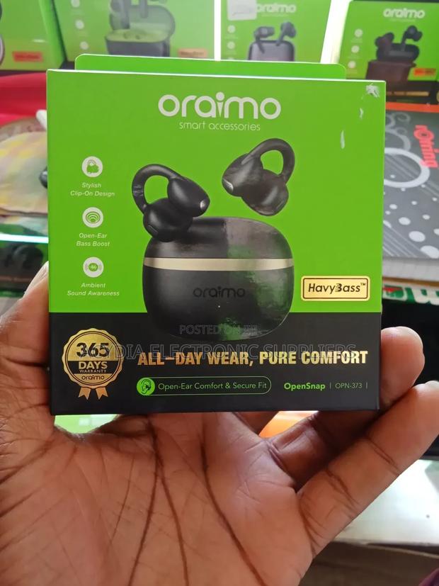 Oraimo Opensnap N Clip-on Open Ear True Wireless Earbuds - main view