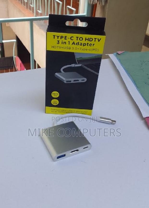 Type C Multifunctional Lan Adapter 3 Port - main view