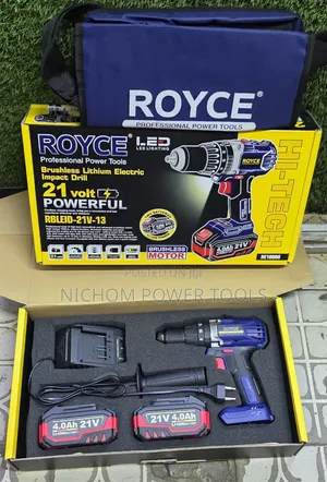 Royce Brushless Cordless Drill 21v/Brushless Cordless Hammer Drill