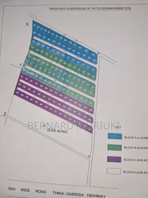 40no 50x100 Plots at Matuu, Kangonde
