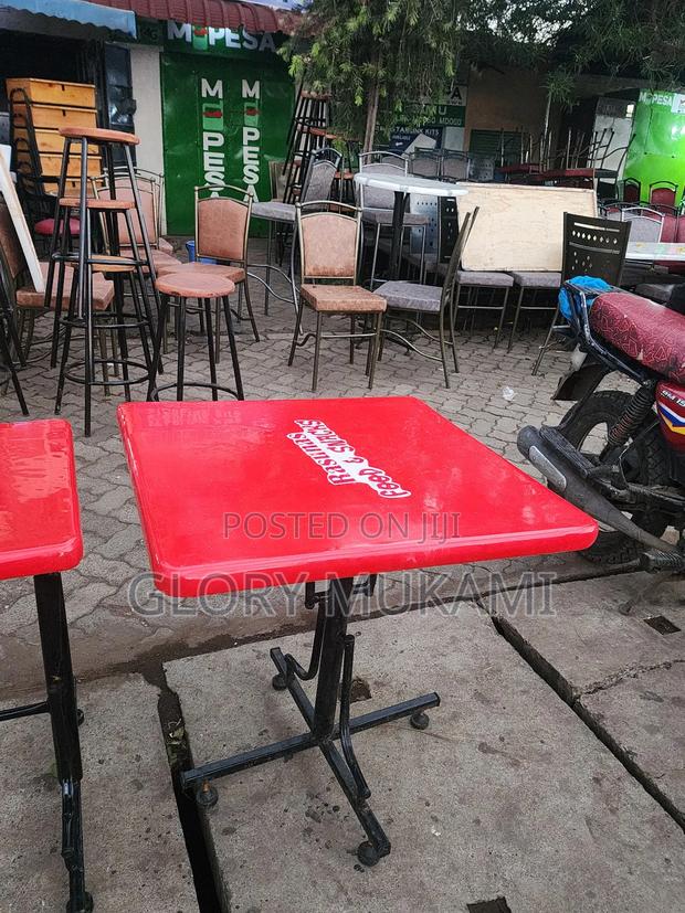 Red Square Table