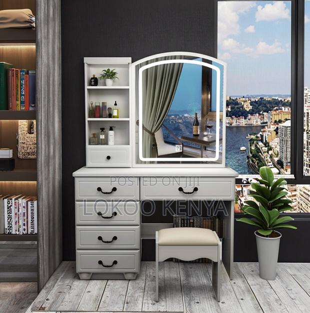 Dressing Table : Lighted Mirror Dresser Dressing Table for Home - thumbnail 5