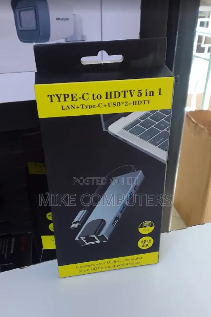 5-in-1 Usb C Hub Type C to Usb C Adapter for Macbook Laptop