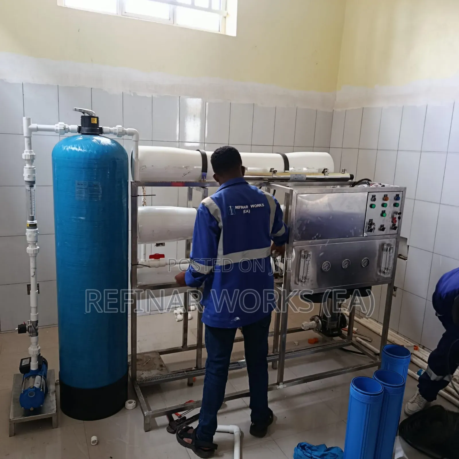 High-Capacity Industrial Reverse Osmosis Plant