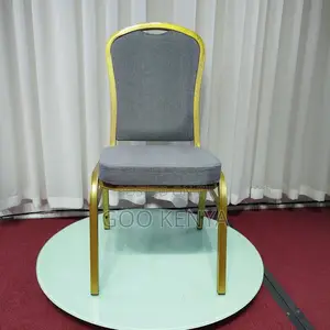 Home Event Chair; Steel-Legged Fabric Guest Chair for Events