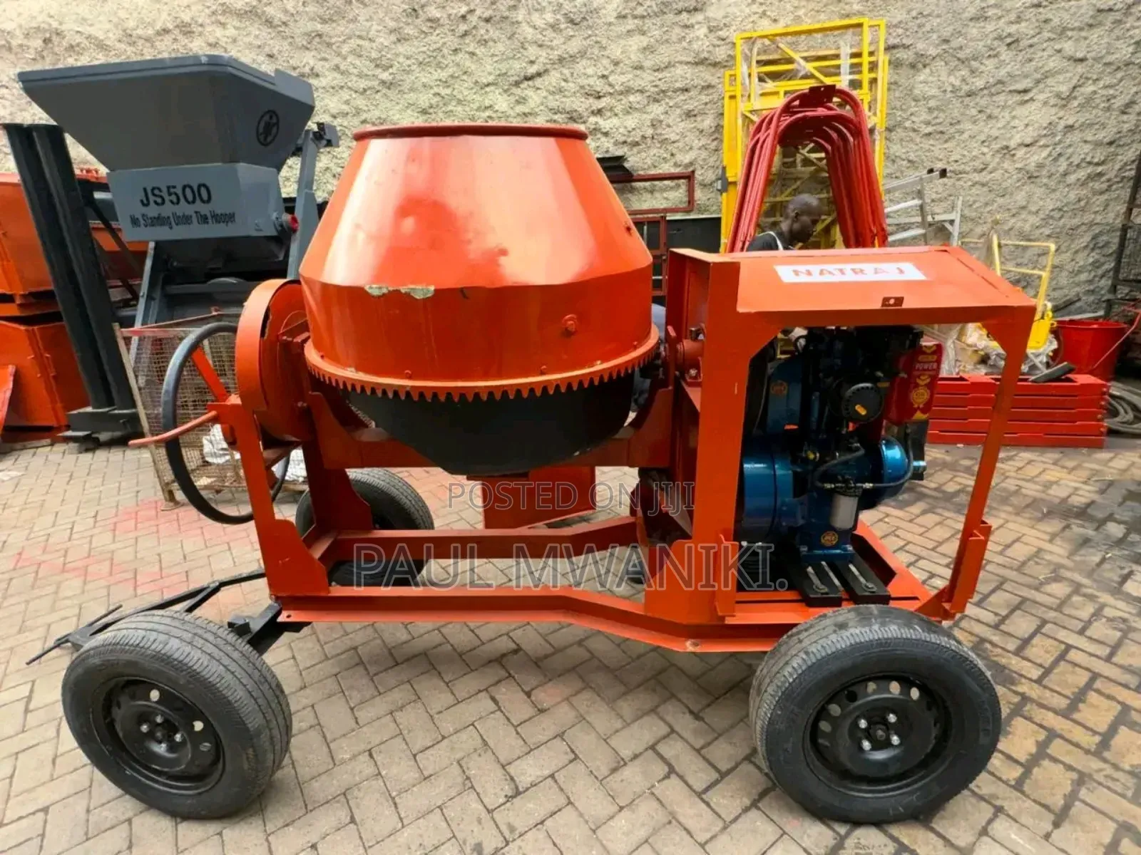 500l Indian Concrete Mixer - Heavy Duty