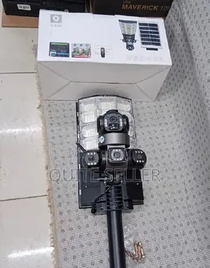 3 Lens CCTV Camera + Solar Street Light Tripple Lens