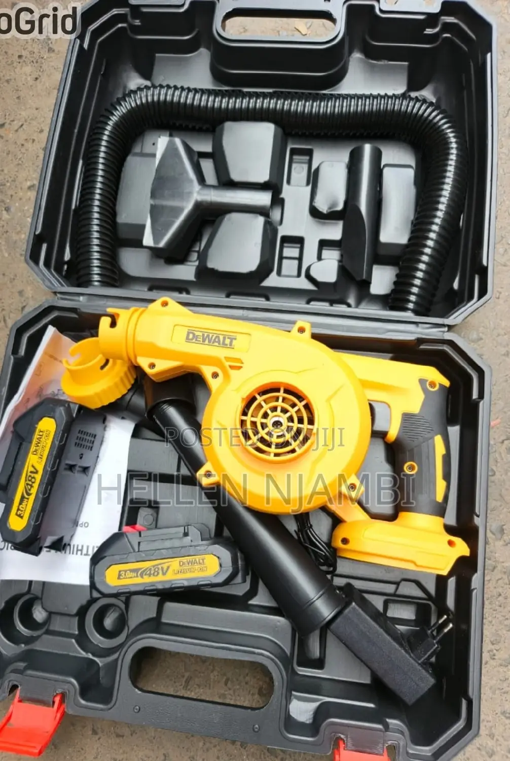 Dewalt Cordless Blower Kit – 48v Portable Dust Cleaner