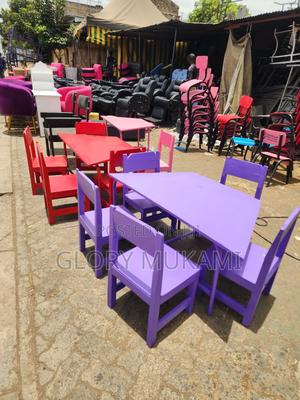 5 Set Kindergarten Chairs And Table - thumbnail 2