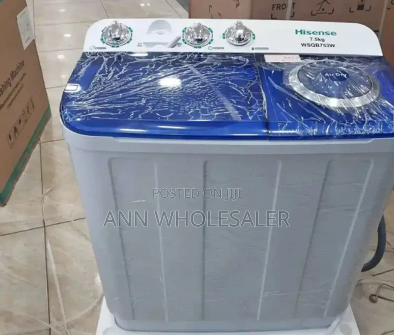 Hisense Washing Machine, 7.5 Kgs