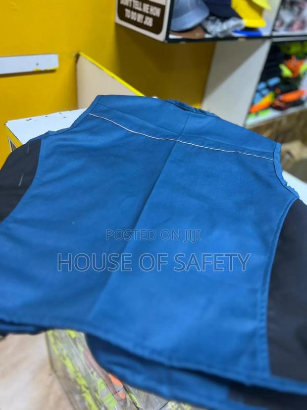 Working Jacket In Blue And Black Patches - thumbnail 4